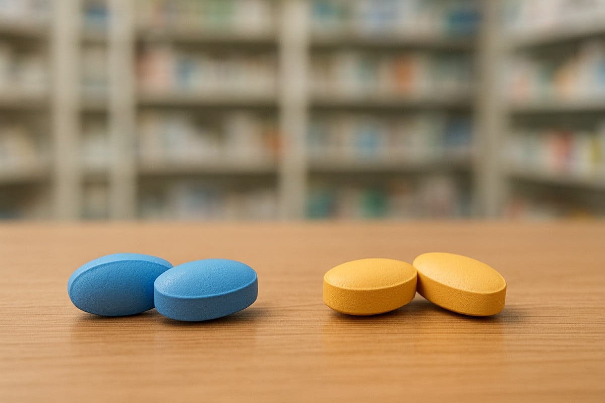 Sildenafil vs. tadalafil